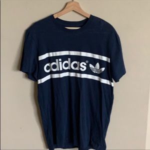 Adidas original shirt Navy Blue size L